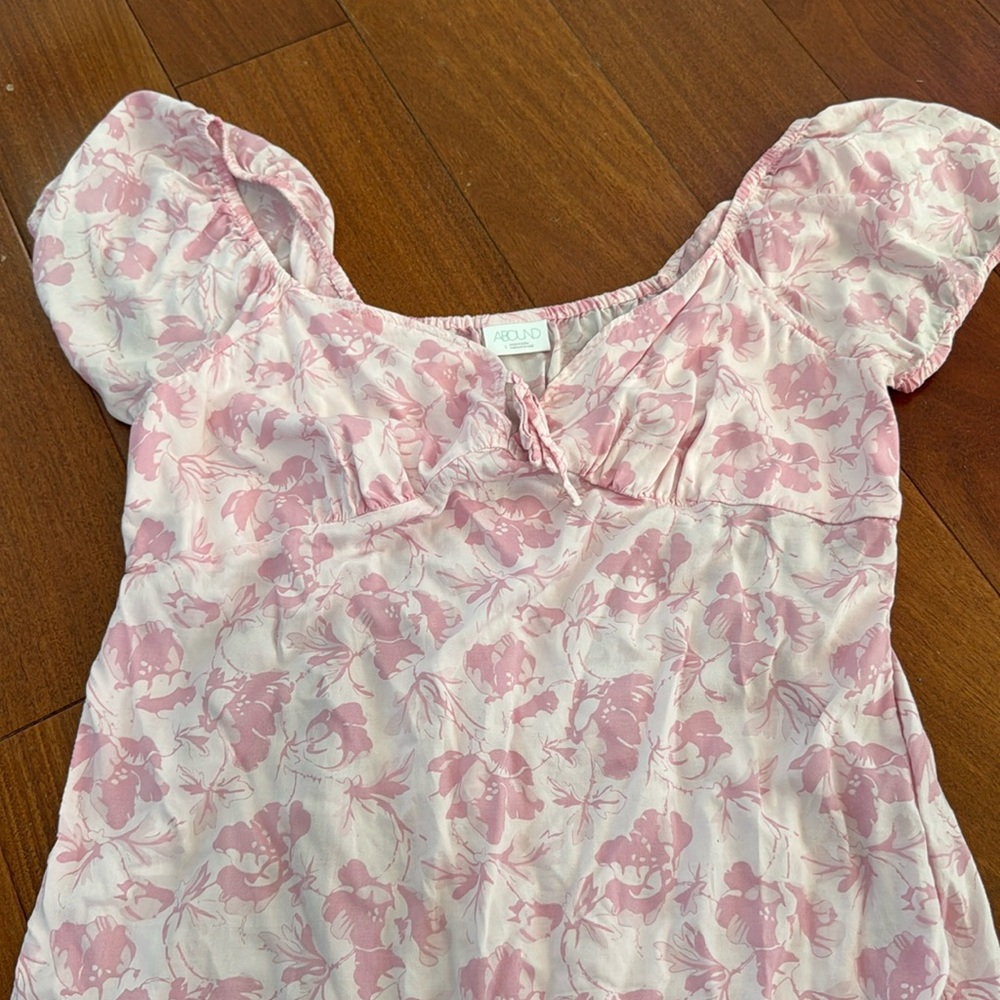 WOMENS PINK FLORAL DRESS
